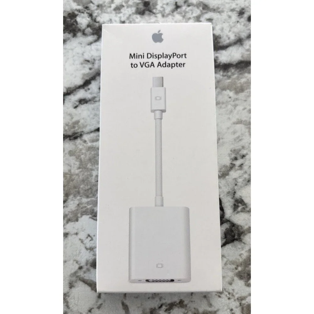 Genuine Apple Mini DisplayPort to VGA Adapter MB572Z/B - Model A1307 -NEW IN BOX